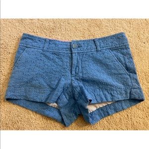 Lilly Pulitzer Eyelet Shorts Size 0